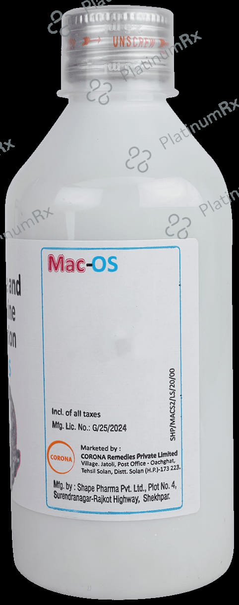 Mac OS 20/1000mg Suspension 200ml