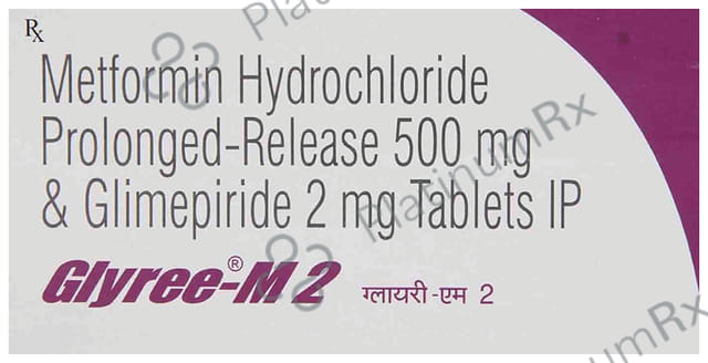 Glyree M 2/500mg Tablet PR 10s
