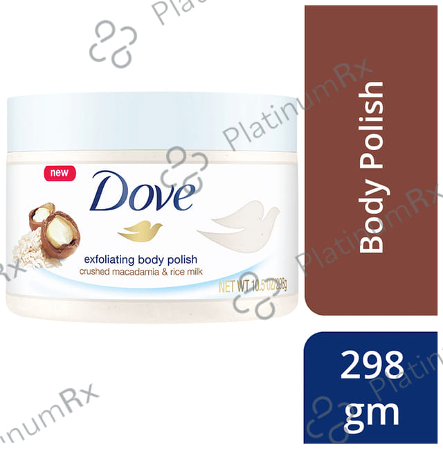 Dove Exfoliating Body Polish Crushed Macadamia and Rice Milk