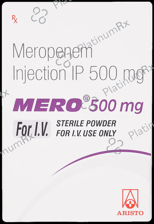 Mero 500mg Powder for Injection 1s