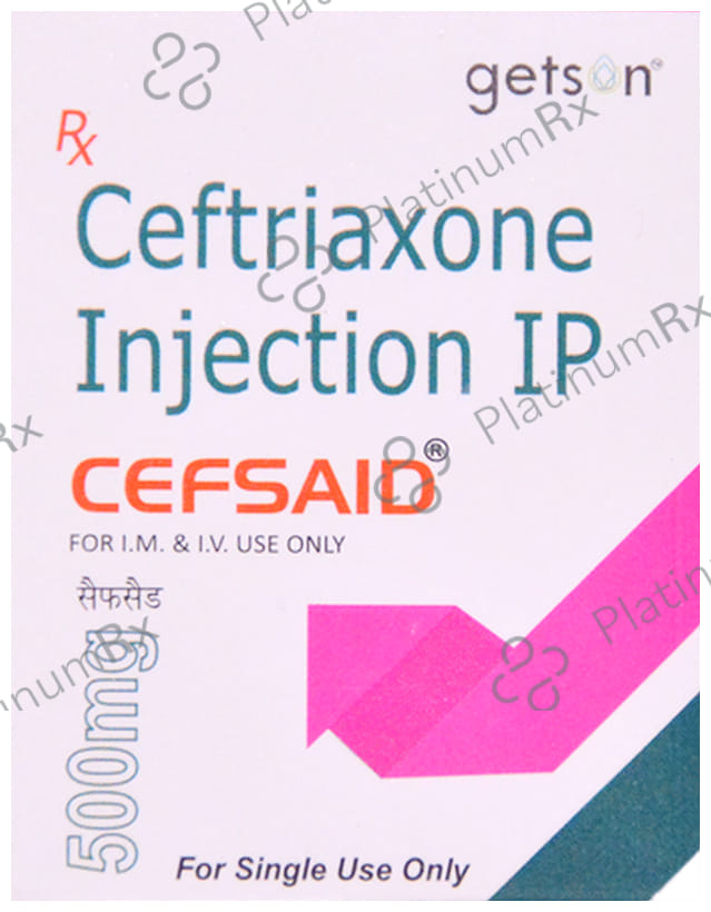 Cefsaid 500mg Injection 1s
