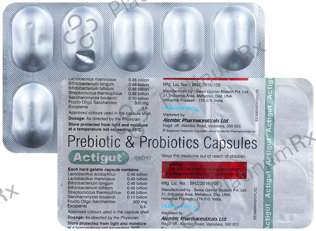 Actigut Capsule 10s