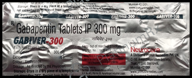 Gabiver 300mg Tablet 10s