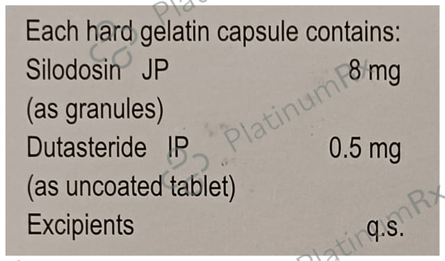 Sildogard D 0.5/8mg Capsule 10s