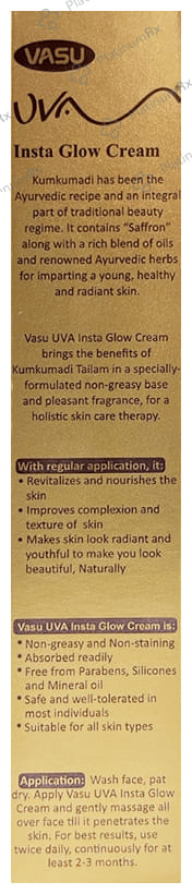Vasu UVA Insta Glow Cream