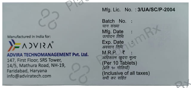 Advixime 100mg Tablet DT 10s