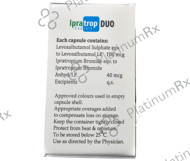 Ipratrop Duo 40/100mcg Capsule 30s