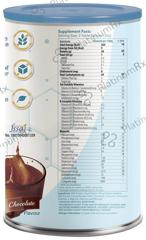 Evexia D Manage Chocolate Flavour Powder 200gm