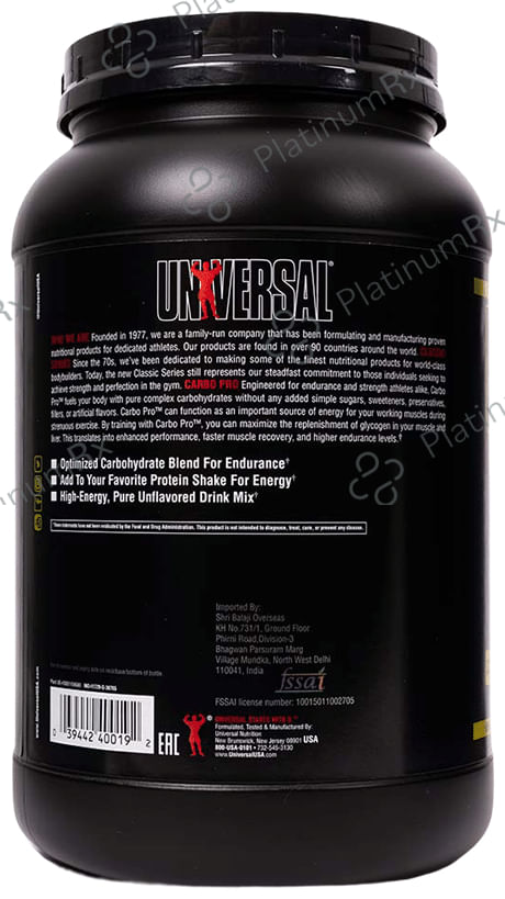 Universal Nutrition Carbo Pro Powder Unflavored