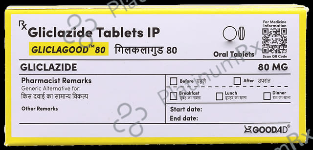 Gliclagood 80mg Tablet 10s
