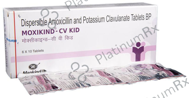Moxikind CV Kid 200/28.5mg Tablet 10s