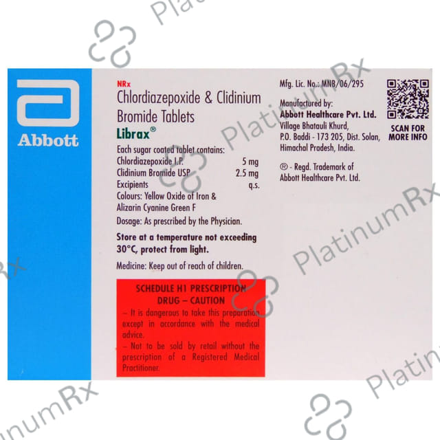Librax 5/2.5mg Tablet 20s