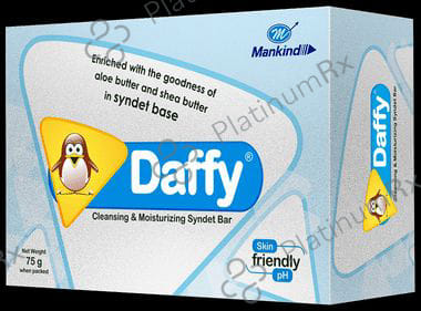 Daffy Baby Bathing Bar Cleansing And Moisturising, Syndet Base With Aloe And Shea Butter, PH Soap 75gm