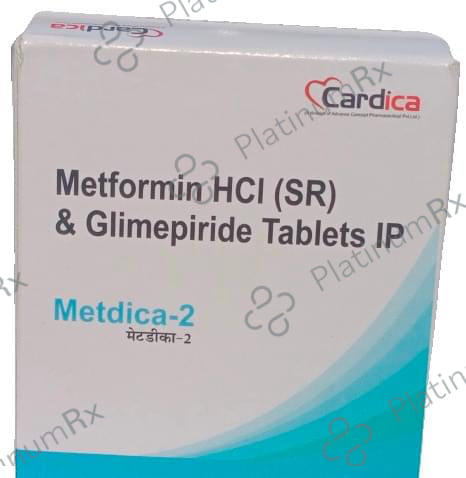 Metdica 2/500mg Tablet SR 10s