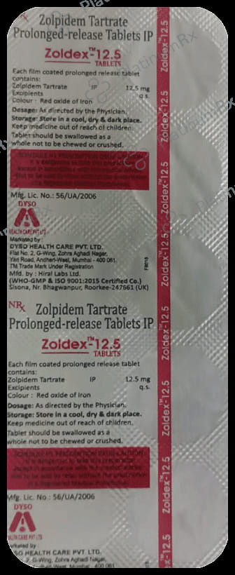 Zoldex 12.5 Tablet PR