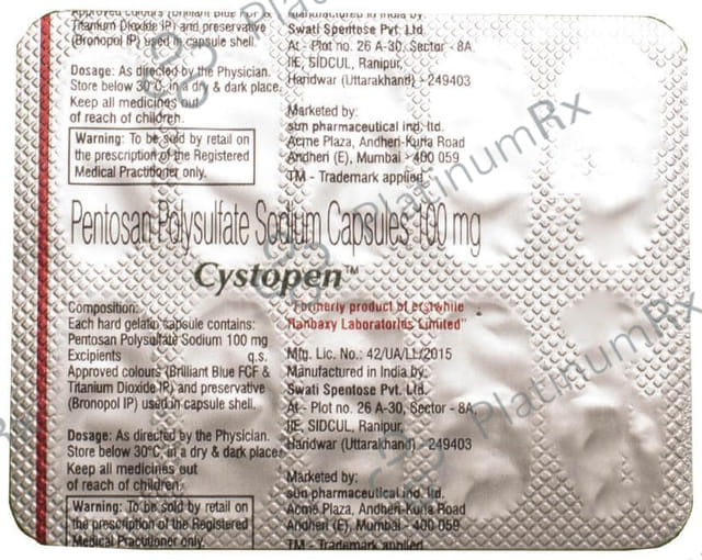 Cystopen 100mg Capsule 10s