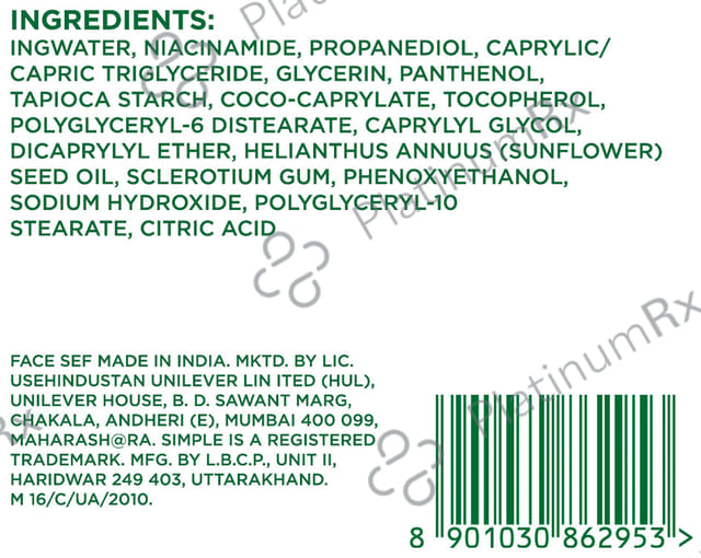 Simple 10% Niacinamide Serum