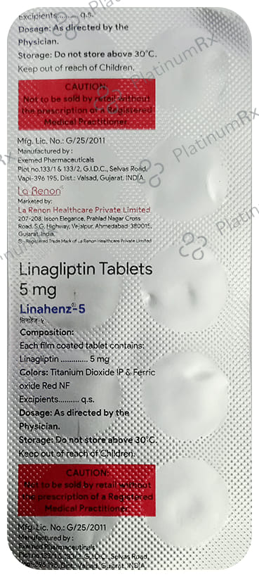 Linahenz 5mg Tablet 10s
