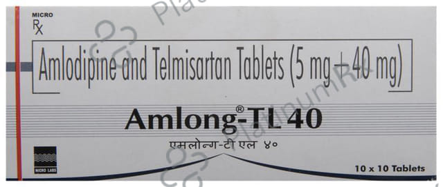 Amlong TL 40/5mg Tablet 10s
