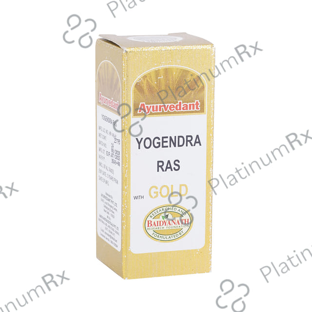 Baidyanath Ayurvedant Yogendra Ras with Gold Tablet 25 tablets