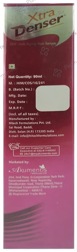 Xtra Denser Anti Aging Hair Serum 90ml