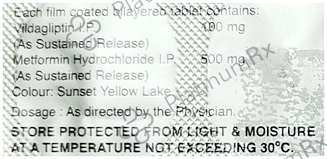 Torglip M OD 500/100mg Tablet 10s
