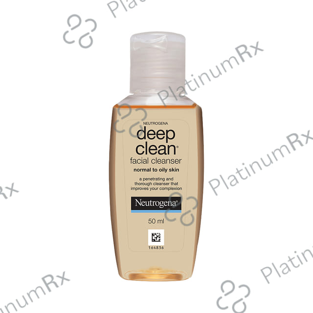 Neutrogena Deep Clean Facial Cleanser with Salicylic Acid - For Acne Prone Skin 50 Face Wash