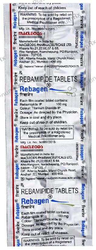 Rebagen 100mg Tablet 10s