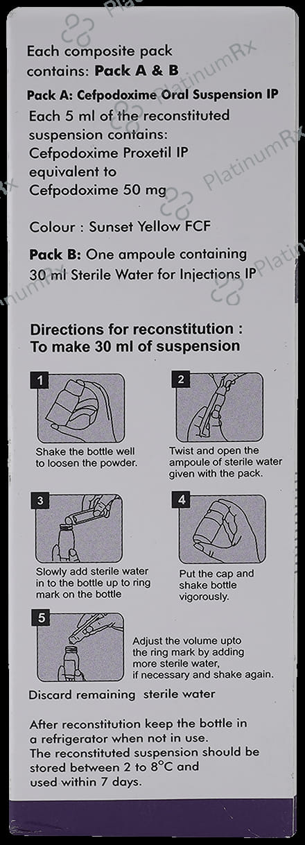 Microcef 50mg Dry Syrup 30ml