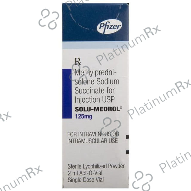 Solu Medrol 125mg Injection 2ml