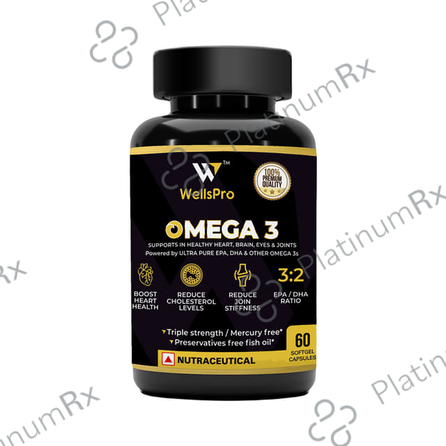 WellsPro Omega 3 Softgel Capsule 60s