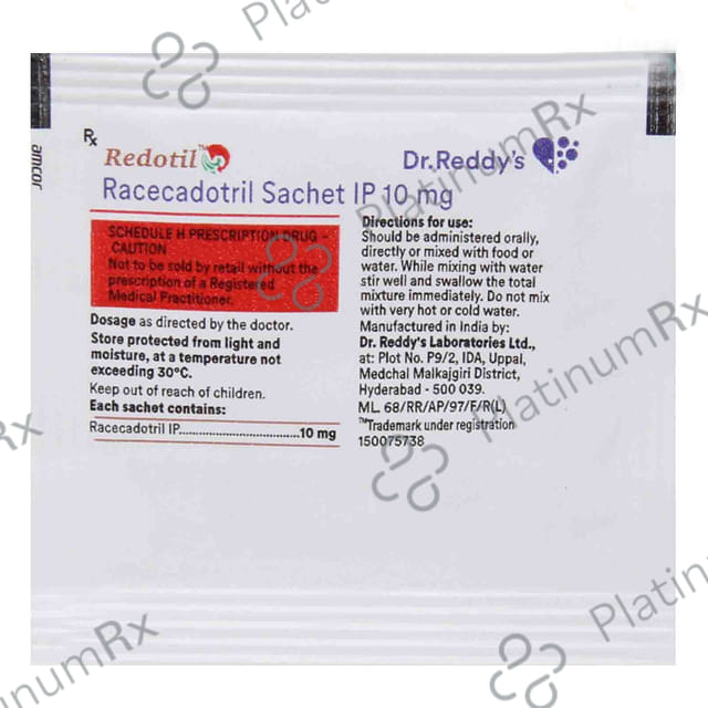 Redotil 10mg Pineapple Flavor Sachet 1gm