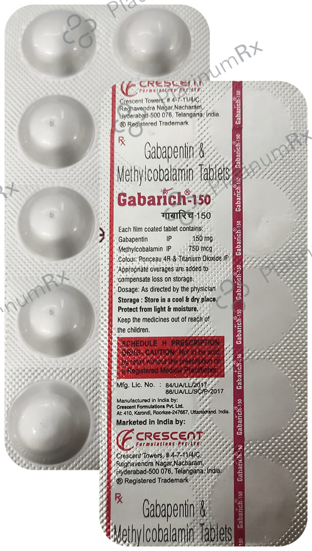 Gabarich 150mg/750mcg Tablet