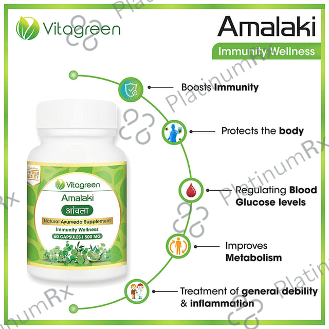 Vitagreen Amalaki 500mg Capsule 60s