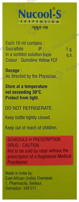 Nucool S 1000mg Suspension