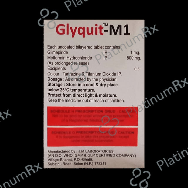 Glyquit-M1 Tablet PR