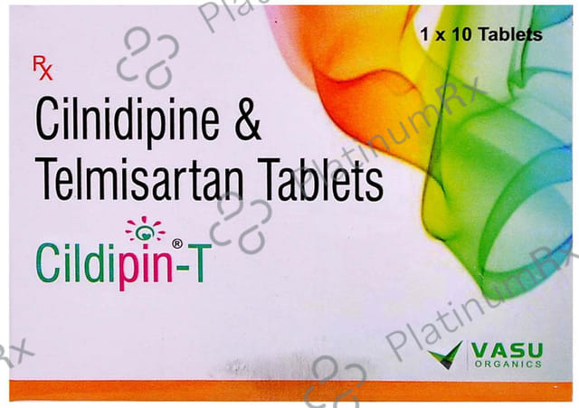 Cildipin T 10/40mg Tablet 10s