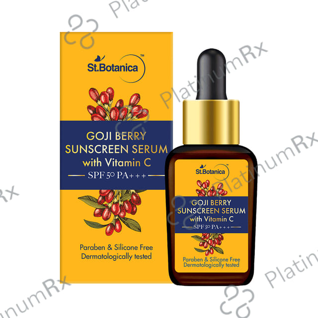 St.Botanica Goji Berry Sunscreen SPF 50 PA+++ Serum 30ml