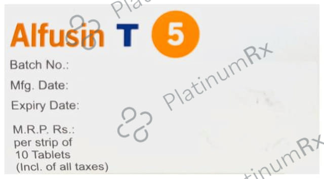 Alfusin T 10/5mg Tablet 10s