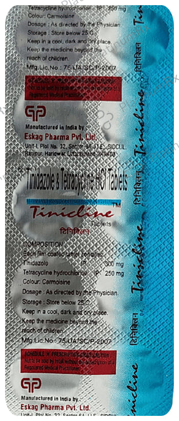 Tinicline 250 mg/300 mg Tablet
