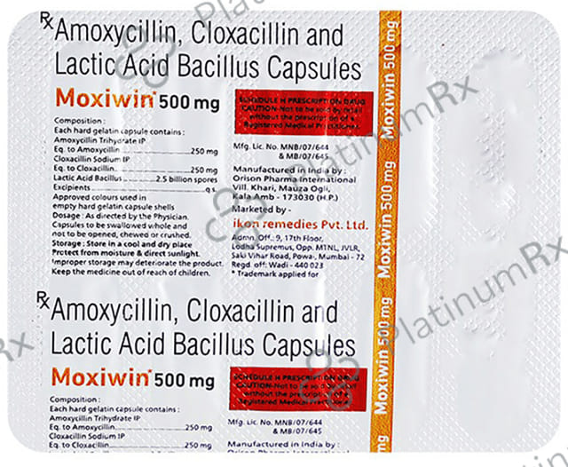 Moxiwin 500mg Capsule