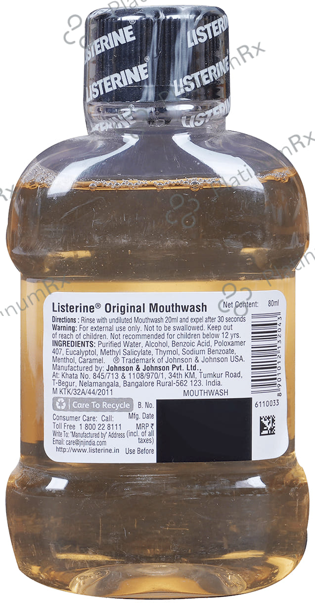 Listerine Original Mouth Wash 80ml