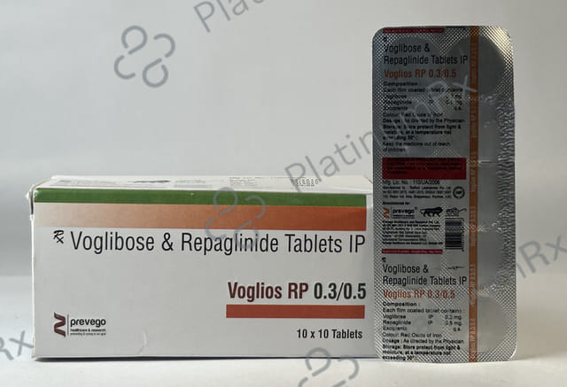 Voglios RP 0.3/0.5mg Tablet 10s
