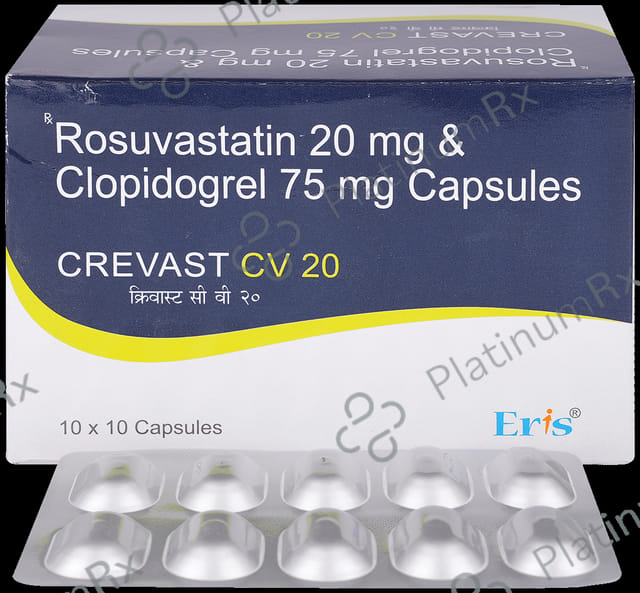 Crevast CV 20/75mg Capsule 10s