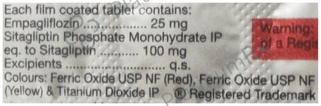 Empacip S 25/100mg Tablet 10s