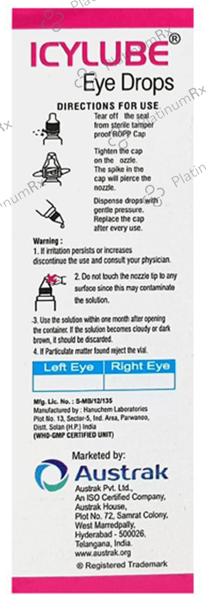 Icylube Eye Drop
