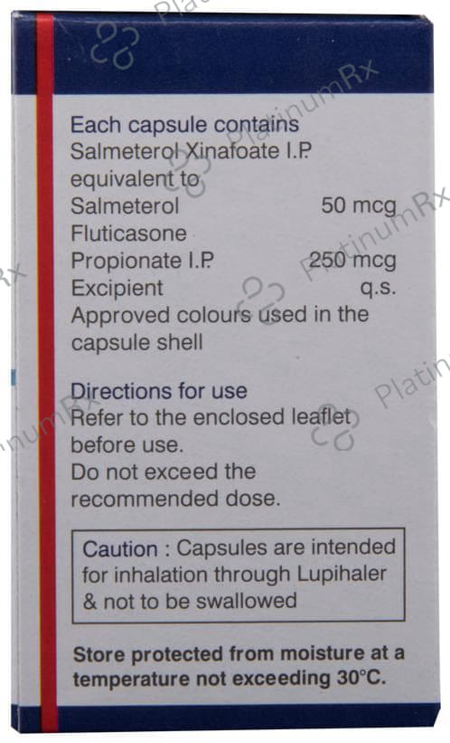 Esiflo 250/50mcg Transcaps 30s
