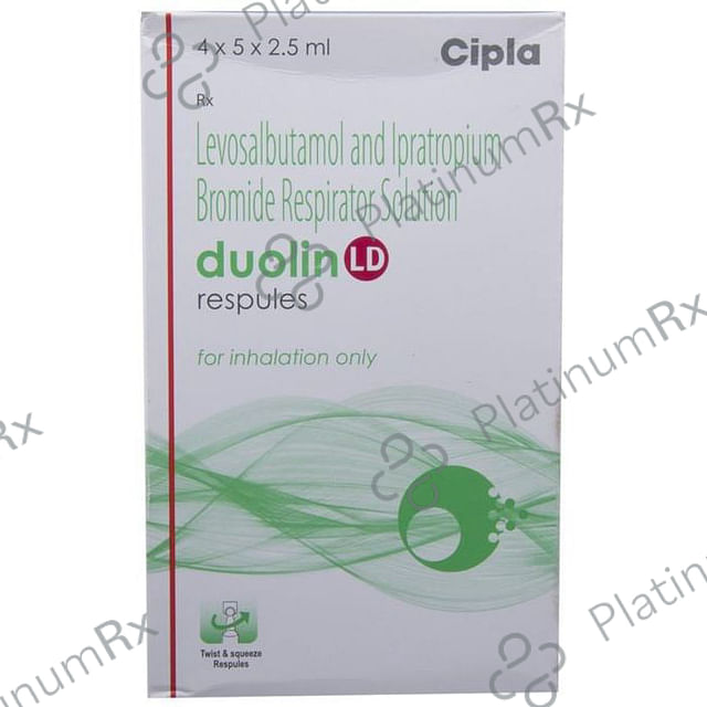 Duolin LD 2.5ml 500mcg/0.63mg Respule 5s