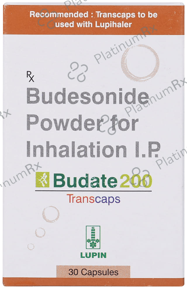 Budate 200mcg Transcaps 30s