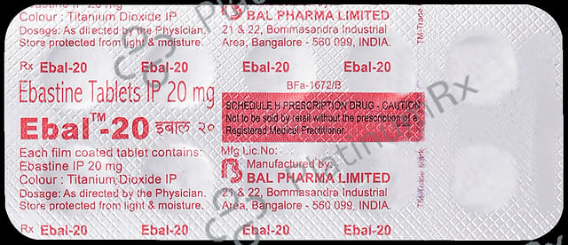 Ebal 20mg Tablet 10s